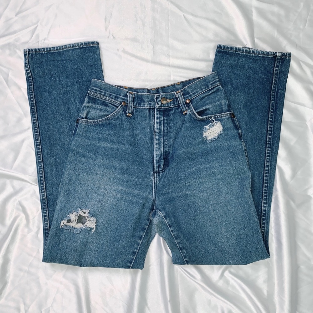 𓆉 Vintage Distressed Wrangler Jeans 𓆉